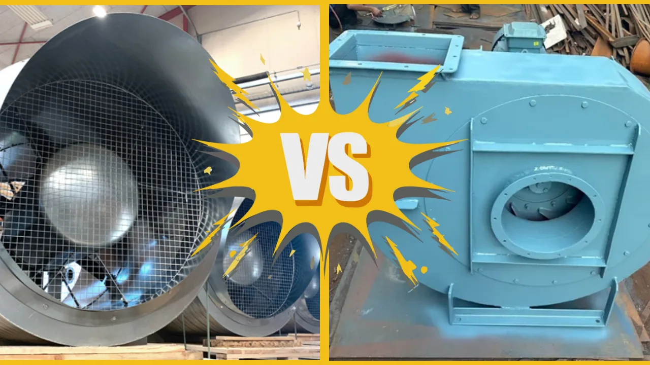 You are currently viewing Centrifugal Blower vs Axial Fan: Working, Uses, and Comparison