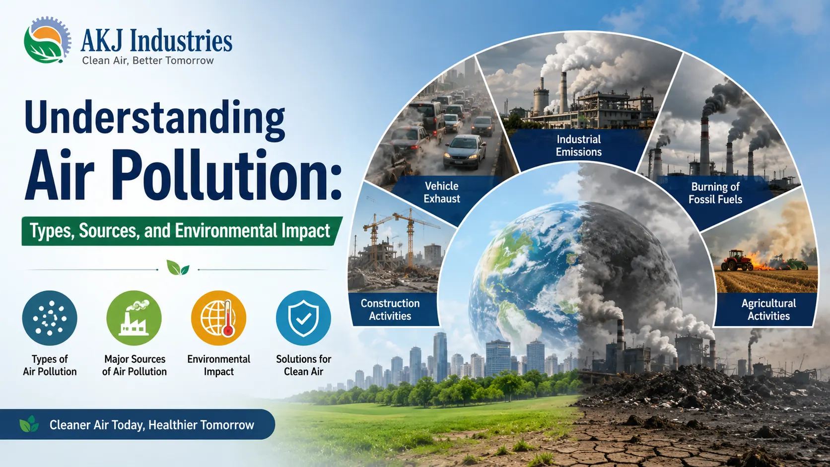 You are currently viewing Understanding Air Pollution: Types, Sources, and Environmental Impact